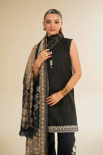 Nishat Linen 3 Piece - Embroidered Suit - 42501438 Online Shopping
